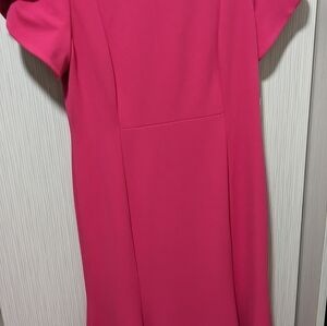Calvin Klein dress size 12, color Magenta, knee length, back zip.